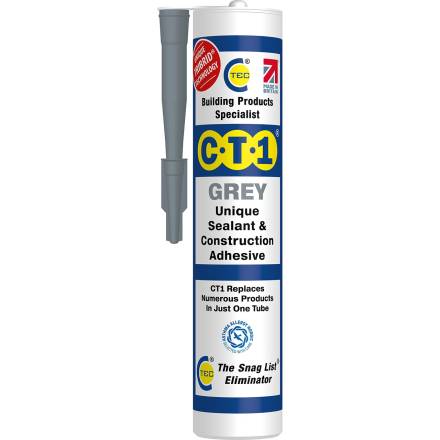 CT1 Grey TRIBRID(R) Sealant and Construction Adhesive 290ml